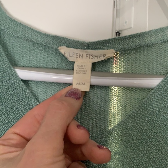 Eileen fisher loose knit sweater size medium - Picture 3 of 5